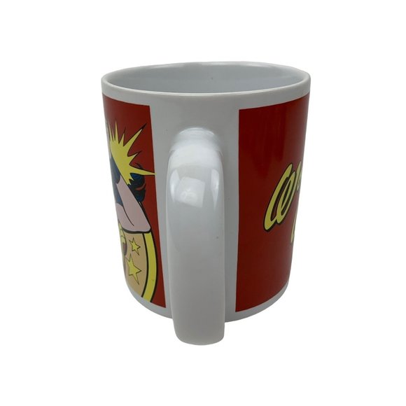 Wonder Woman Mug Beautiful as Aphrodite Wise as Athena Red & Yellow DC Comics - Picture 4 of 6